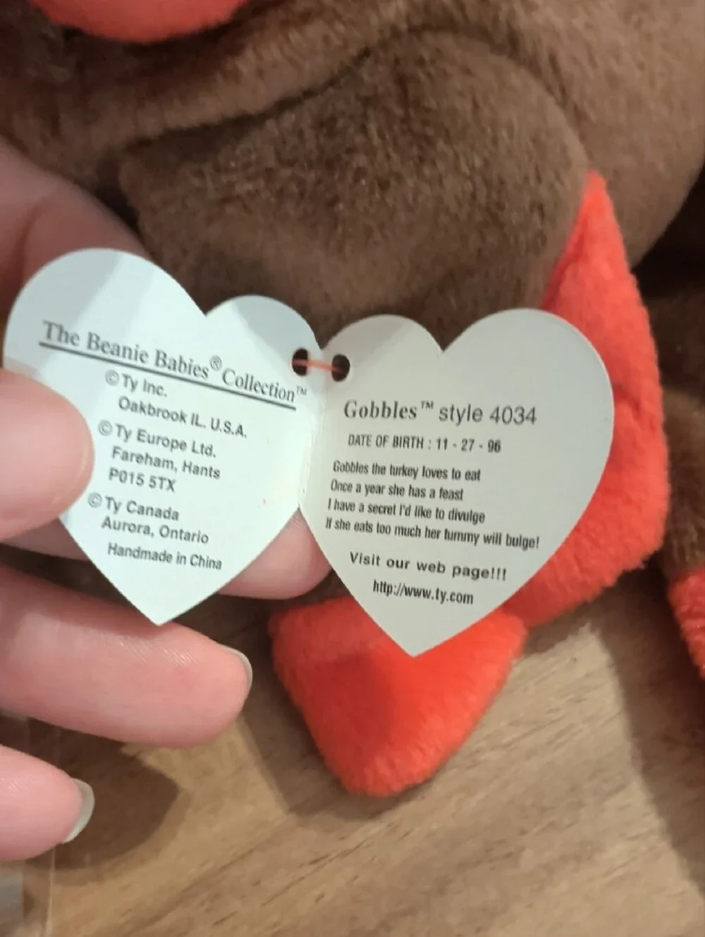 Ty soft turkey
